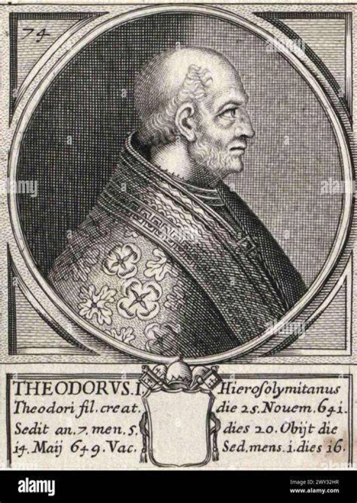 Pope Theodore I Pope Theodore I
