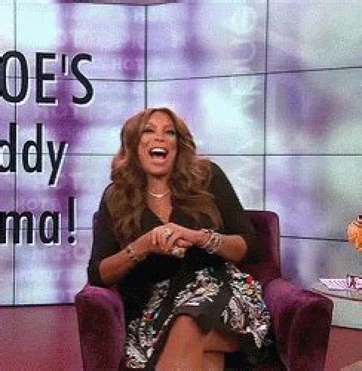 Wendy Williams is laughing on 'The Wendy Williams Show'.